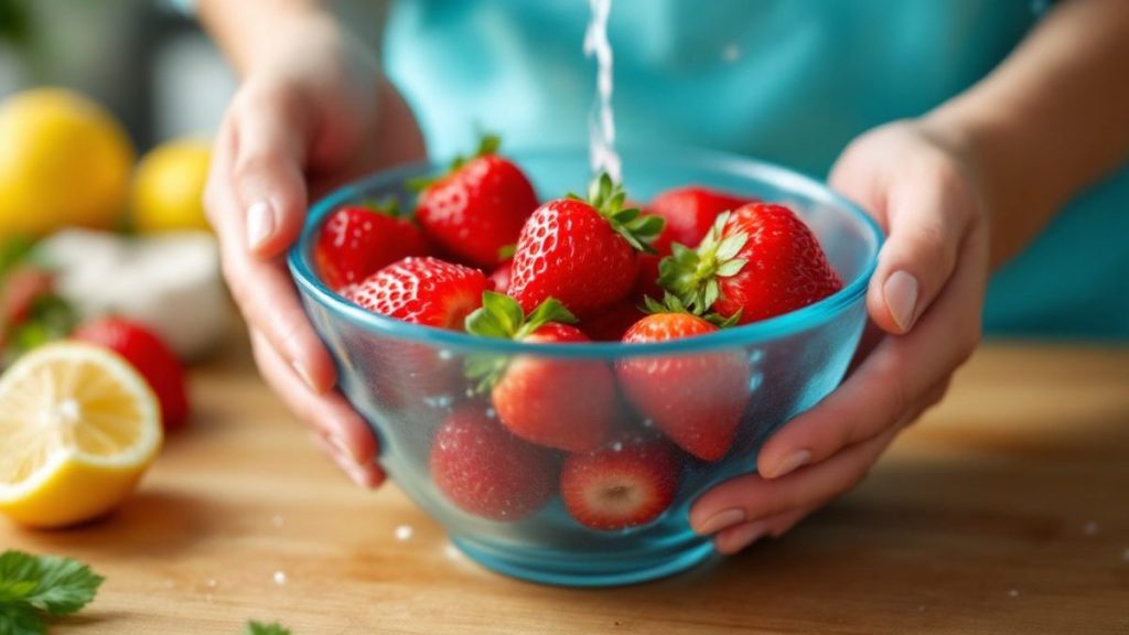 découvrez une technique d'expert sans vinaigre ni eau pour éliminer jusqu'à 99% des pesticides de vos fraises. profitez de fruits sains et savoureux grâce à cette méthode naturelle et efficace.