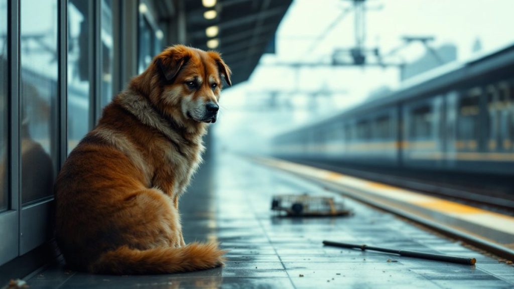 un chien, oublié seul en gare de montpellier après que sa cage de transport ait été oubliée, suscite l'émotion des voyageurs. témoins de la scène, ils racontent comment l'animal fixait tristement chaque train qui quittait le quai.